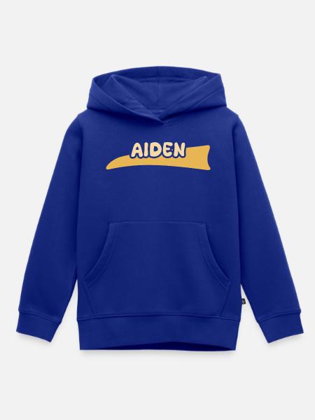 Aiden als Lable - Kinder Premium Organic Hoodie - Royalblau