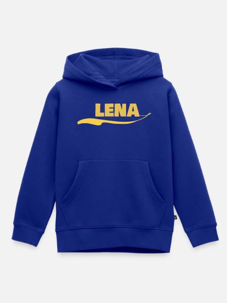 lena - Kinder Premium Organic Hoodie - Royalblau