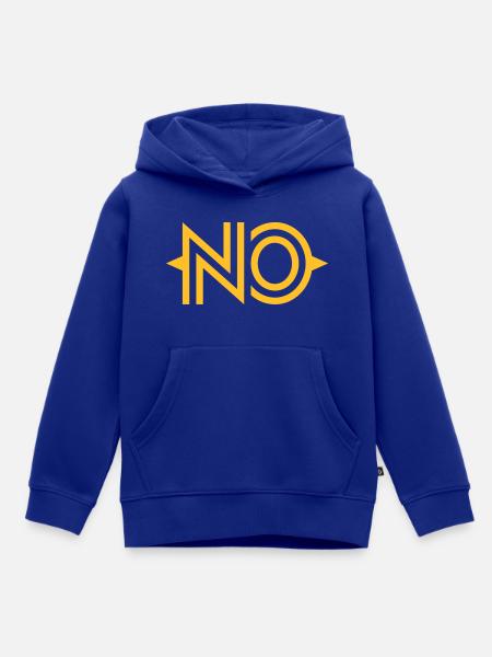 NEIN - Kinder Premium Organic Hoodie - Royalblau