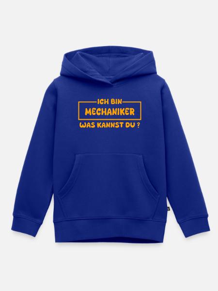 Mechaniker als Job - Kinder Premium Organic Hoodie - Royalblau