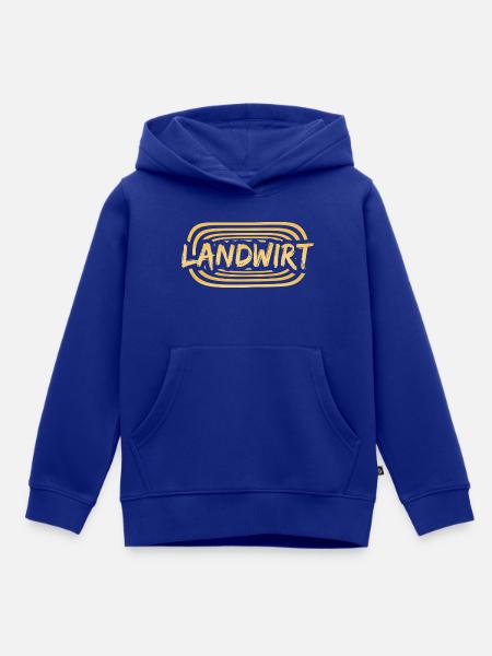 Arbeitskollege Landwirt - Kinder Premium Organic Hoodie - Royalblau