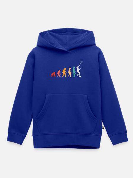 Tennis-Entwicklung - Kinder Premium Organic Hoodie - Royalblau