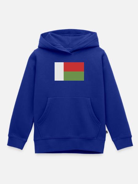 Madagaskar-Flagge - Kinder Premium Organic Hoodie - Royalblau