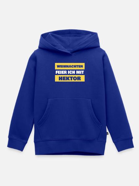 Geschenk für Hektor - Kinder Premium Organic Hoodie - Royalblau