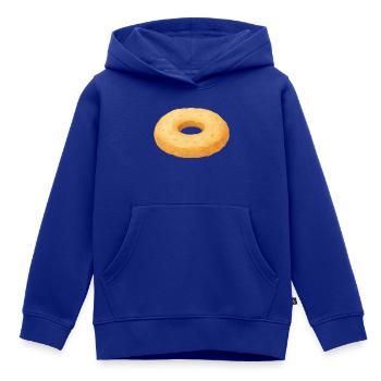 Hoop-Keks - Kinder Premium Organic Hoodie - Royalblau - Vorne - AI Model Kid Male (0cm)