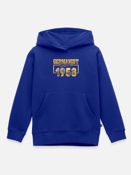1958 - Kinder Premium Organic Hoodie - Royalblau