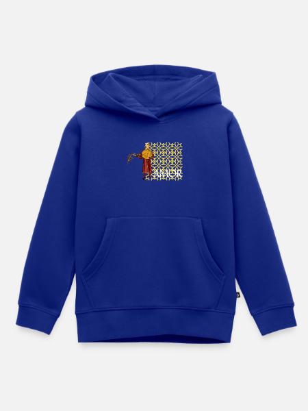 Amor - Kinder Premium Organic Hoodie - Royalblau