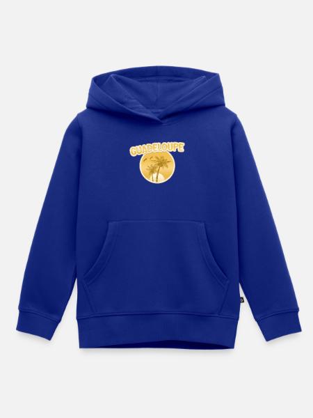 Strand Guadeloupe - Kinder Premium Organic Hoodie - Royalblau