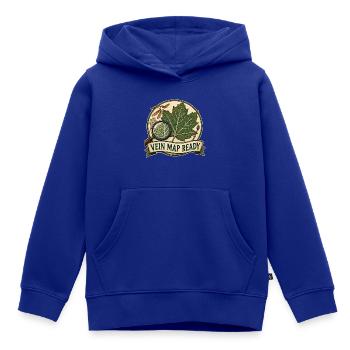 VEIN MAP READY - Kinder Premium Organic Hoodie - Royalblau - Vorne - AI Model Kid Male (0cm)