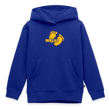 Baby Niklas - Kinder Premium Organic Hoodie - Royalblau - Vorne - AI Model Kid Male (0cm)