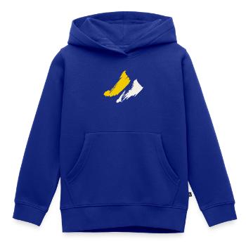 Antrim Grafschaft Flagge - Kinder Premium Organic Hoodie - Royalblau - Vorne - AI Model Kid Male (0cm)