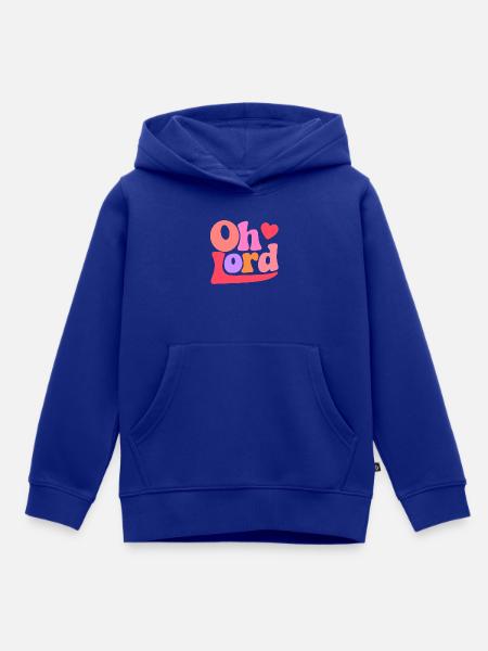 Oh Lord - Kids Premium Organic Hoodie - royal blue