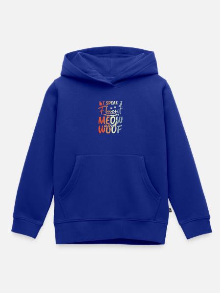 Tierarzt Witz - Kinder Premium Organic Hoodie - Royalblau