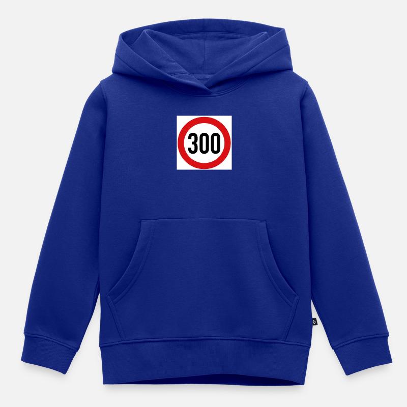 Conception du bouclier Circle 300 - Sweat Premium à capuche enfant bio - bleu roi