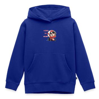 Oliver on board - Kinder Premium Organic Hoodie - Royalblau - Vorne - AI Model Kid Male (0cm)