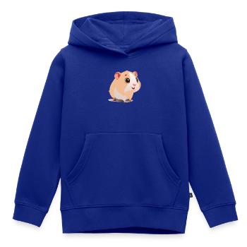 Lustiges und neugieriges Meerschweinchenbaby - Kinder Premium Organic Hoodie - Royalblau - Vorne - AI Model Kid Male (0cm)
