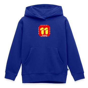 Audois Logo 11 - Kinder Premium Organic Hoodie - Royalblau - Vorne - AI Model Kid Male (0cm)