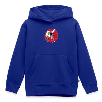 Ippon - Kinder Premium Organic Hoodie - Royalblau - Vorne - AI Model Kid Male (0cm)