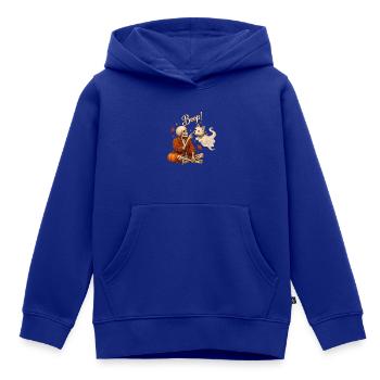 Halloween Skelett Geisterhund Boop für Hundefans - Kinder Premium Organic Hoodie - Royalblau - Vorne - AI Model Kid Male (0cm)