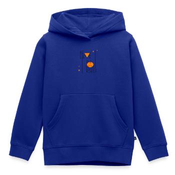believe in yourself - Kids Premium Organic Hoodie - royal blue - Front - AI Model Kid Male (0cm)