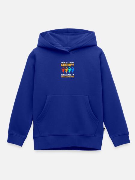 Breakdance - Kinder Premium Organic Hoodie - Royalblau