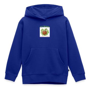 Zeit für Mate – Südamerikanische Tradition - Kinder Premium Organic Hoodie - Royalblau - Vorne - AI Model Kid Male (0cm)