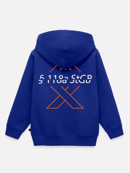 §118a StGB Routerfishers - Kinder Premium Organic Hoodie - Royalblau