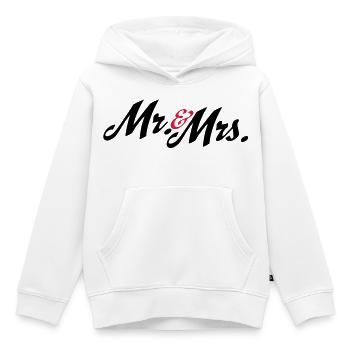 hochzeit - Kinder Premium Organic Hoodie - Weiß - Vorne - AI Model Kid Female (0cm)