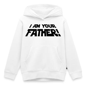 I'm Your Father - Sweat Premium à capuche enfant bio - blanc - Devant - AI Model Kid Female (0cm)