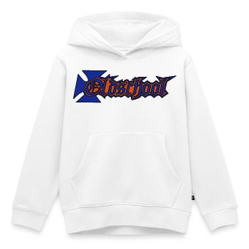 Old School - style - cool - Kinder Premium Organic Hoodie - Weiß - Vorne - AI Model Kid Female (0cm)