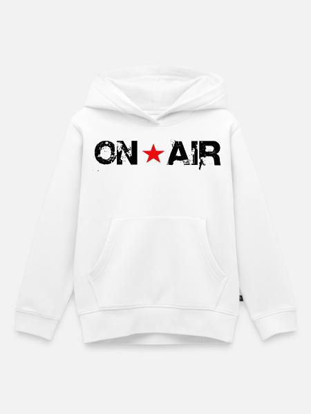 Immer auf Sendung - Kinder Premium Organic Hoodie - Weiß