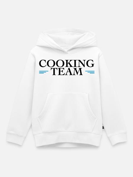 Küchen Team - Kinder Premium Organic Hoodie - Weiß