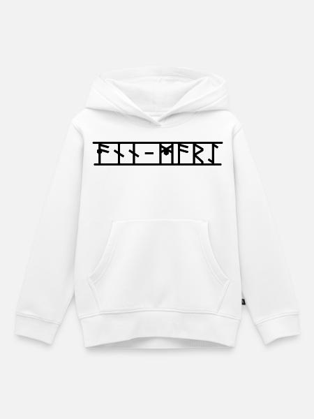 Ann-Mari - Kinder Premium Organic Hoodie - Weiß