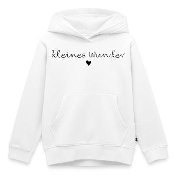 Kleines Wunder - Kinder Premium Organic Hoodie - Weiß - Vorne - AI Model Kid Female (0cm)