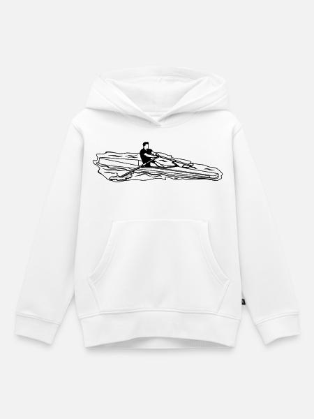 Ruderer - Kinder Premium Organic Hoodie - Weiß