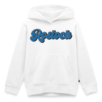 Rostock - Sweat Premium à capuche enfant bio - blanc - Devant - AI Model Kid Female (0cm)