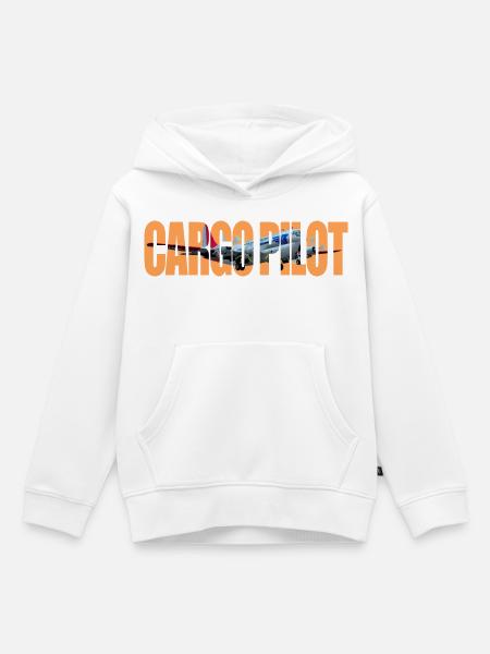 Cargo pilot C-97 - Kinder Premium Organic Hoodie - Weiß