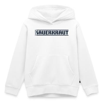„Genussmittel“ Serie | Sauerkraut - Kinder Premium Organic Hoodie - Weiß - Vorne - AI Model Kid Female (0cm)