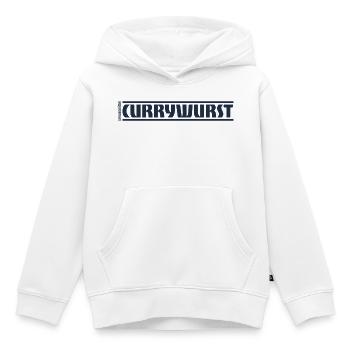 „Genussmittel“ Serie | Currywurst - Kinder Premium Organic Hoodie - Weiß - Vorne - AI Model Kid Female (0cm)