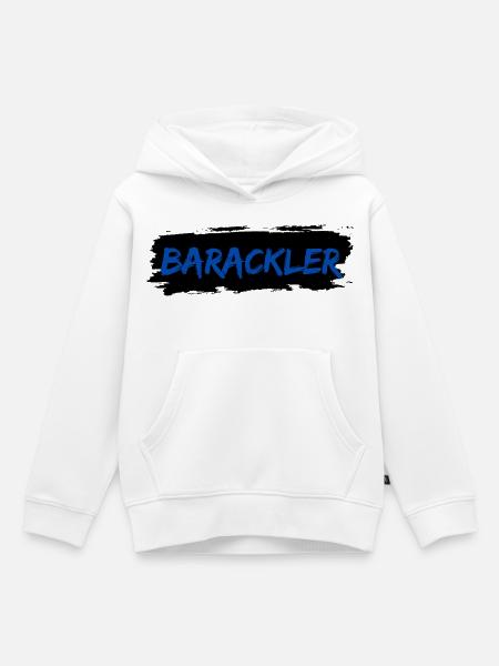 Barackler - Kinder Premium Organic Hoodie - Weiß