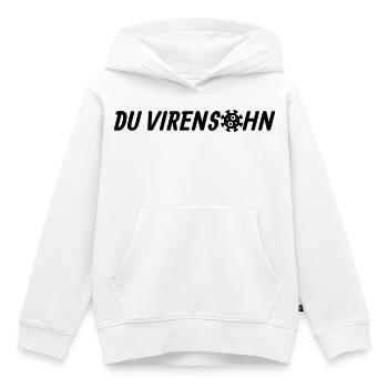 Fils d’un virus - Sweat Premium à capuche enfant bio - blanc - Devant - AI Model Kid Female (0cm)