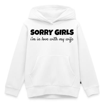 Vergeben Ehemann Stolz Liebesbeweis Romantisch - Kinder Premium Organic Hoodie - Weiß - Vorne - AI Model Kid Female (0cm)
