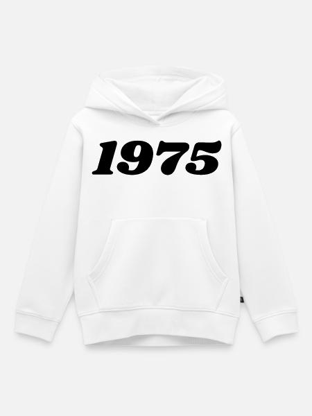 1975 - Kinder Premium Organic Hoodie - Weiß