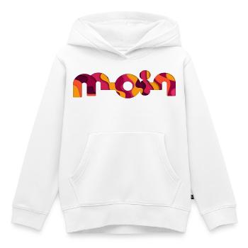 Bonjour - Sweat Premium à capuche enfant bio - blanc - Devant - AI Model Kid Female (0cm)
