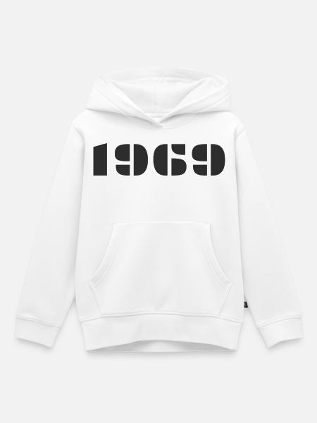 1969 - Kinder Premium Organic Hoodie - Weiß