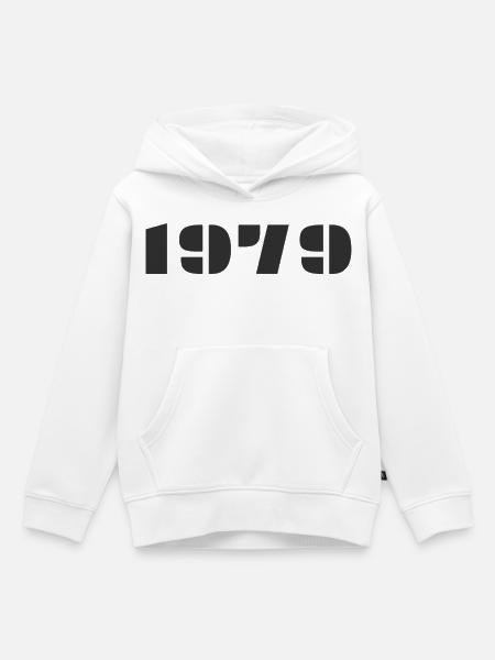 1979 - Kinder Premium Organic Hoodie - Weiß