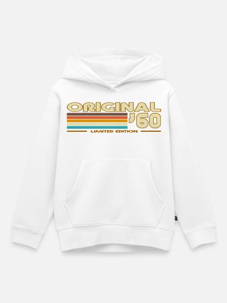 1960 - Kinder Premium Organic Hoodie - Weiß