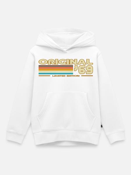 1969 - Kinder Premium Organic Hoodie - Weiß
