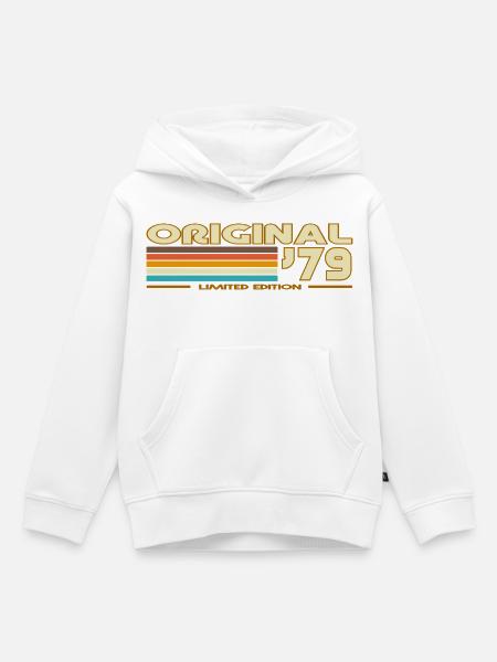 1979 - Kinder Premium Organic Hoodie - Weiß