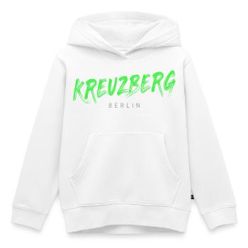 Kreuzberg Stadtteil in Berlin Deutschland Souvenir - Kinder Premium Organic Hoodie - Weiß - Vorne - AI Model Kid Female (0cm)